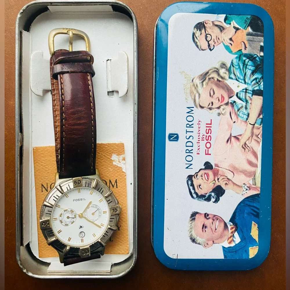 1992 FOSSIL CHRONOGRAPH WATCH BQ-8431